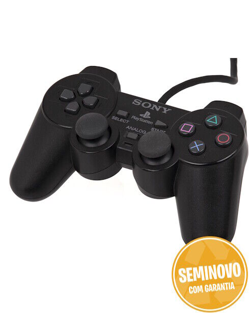 Dual Shock 2 Official Sony Preto | PS2 | Usado