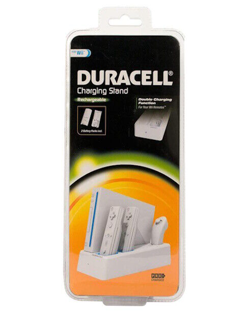 DURACELL DUAL CHARGING STAND WITH 2 BATTERY PACKS | WII | NOVO