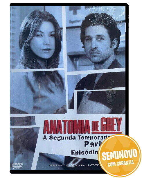 Anatomia de Grey a Segunda Temporada Parte 1 - Ep. 1-4 | DVD | USADO