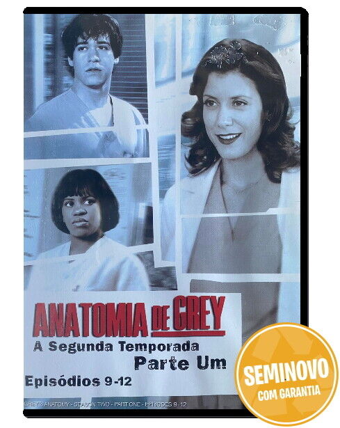 Anatomia de Grey a Segunda Temporada Parte 1 - Ep. 13-14 | DVD | USADO