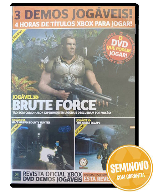 DVD DE DEMOS 18 - Revista Oficial Xbox com 7 Jogos Demo | Usado