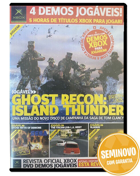 DVD DE DEMOS 18 - Revista Oficial Xbox com 7 Jogos Demo | Usado