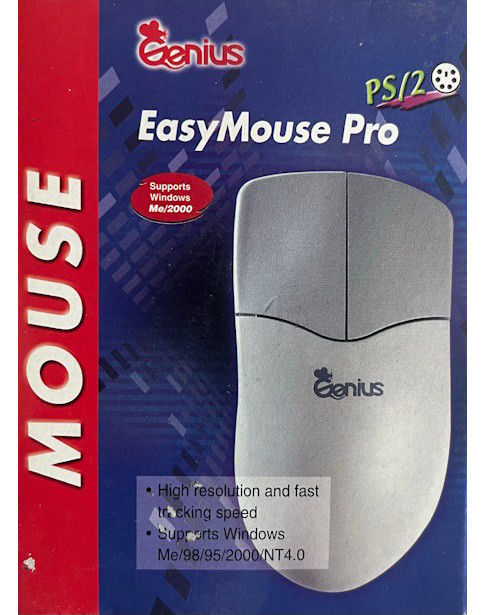 Genius EasyMouse Pro PS/2 – Rato Ótico para PC | Novo