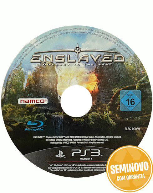 Enslaved Odyssey To The West - só CD | PS3 | Usado