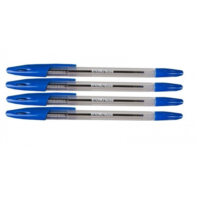Esferográfica Erichkrause R-301 - Pack 4 azul