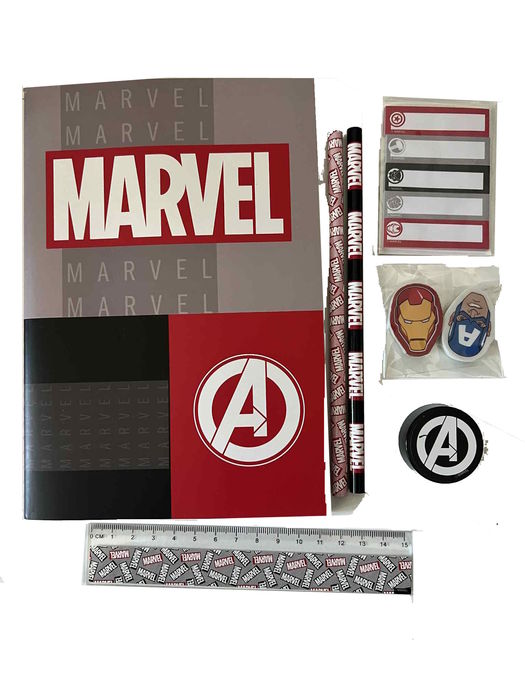 Marvel Stationery Set 9 Pcs | Novo