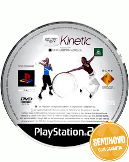 EYETOY KINETIC - Só CD | PS2 | USADO 