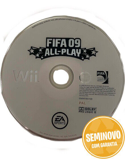 Fifa 09 All-Play (só cd) | Wii | Usado