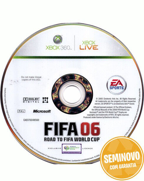 FIFA 06: Road To FIFA World Cup-So CD | XB360 | USADO