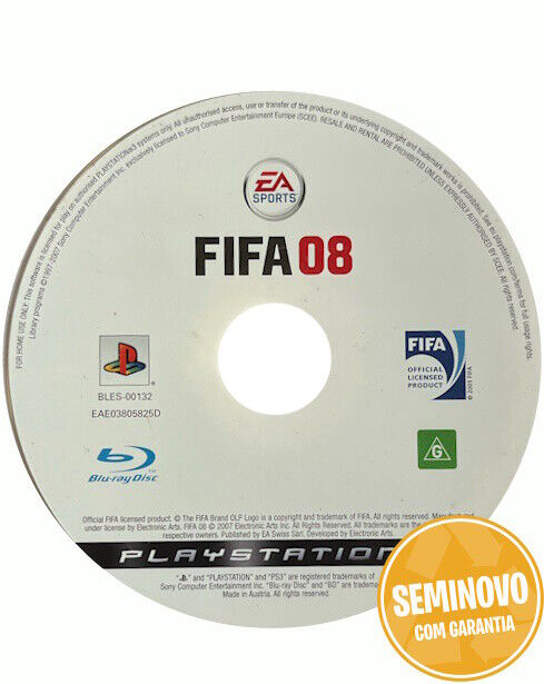 Fifa 08 - só CD | PS3 | Usado