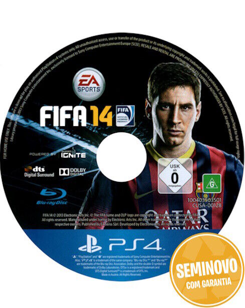 Fifa 14 - so cd | PS4 | Usado