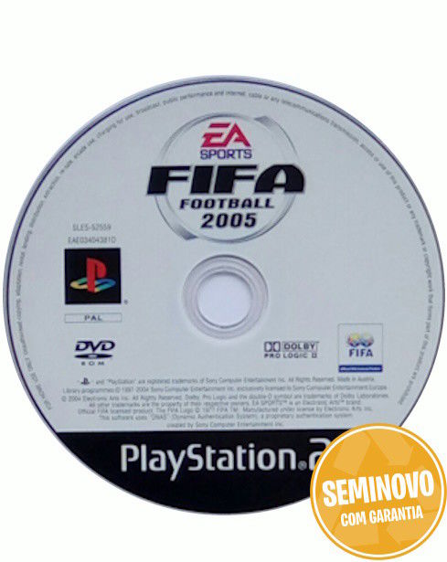 Fifa Football 2005 - Só CD | PS2 | Usado