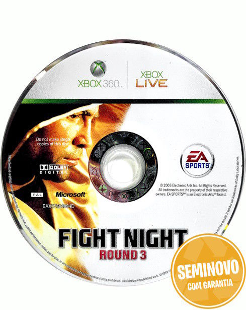 Fight Night Round 3 So CD | XB360 | USADO