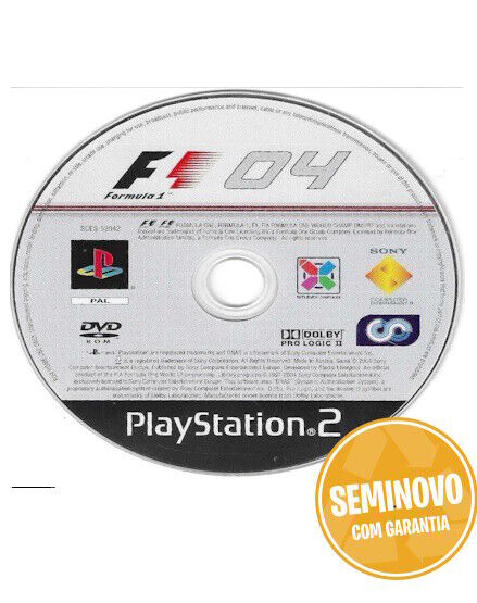 Formula one 2004 - Só | PS2 | USADO