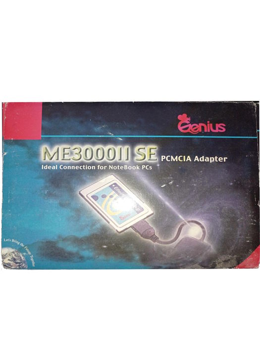 GENIUS ME3000II SE PCMCIA ETHERNET ADAPTER | NOVO