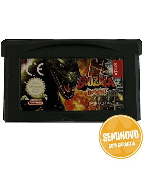 Godzilla Domination - so cartucho | GBA | Usado