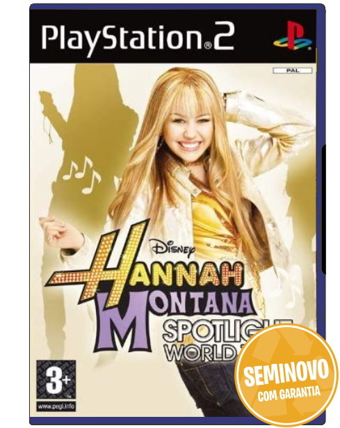 Jogo Da Disney Hannah Montana Spotlight World Tour Para Ps2 em