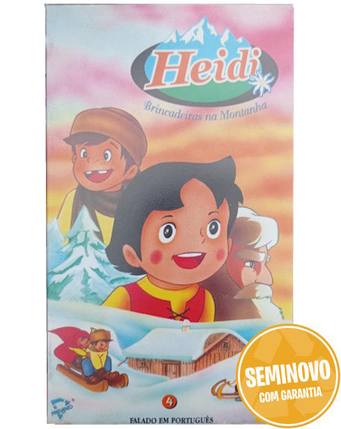 HEIDI: A MENINA DOS ALPES – BRINCADEIRAS NA MONTANHA (VOLUME 4) | VHS | USADO