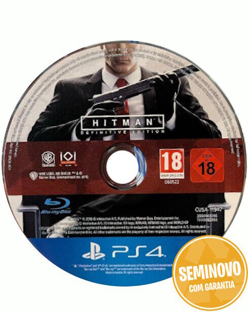 Hitman Definitive Edition - so CD | PS4 | Usado