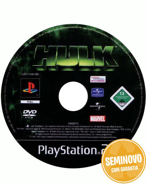 Hulk - so cd | PS2 | Usado