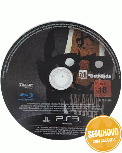 RAGE - SO CD | PS3 | USADO