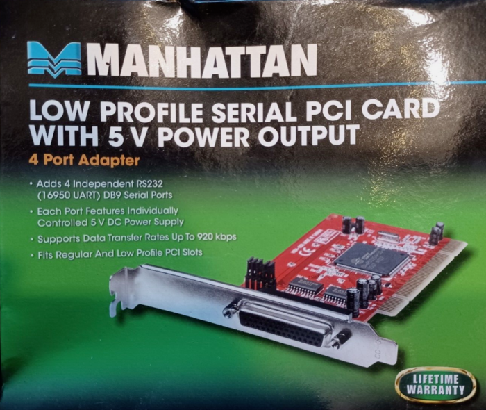 Serial PCI Card 6V Power Output | Novo