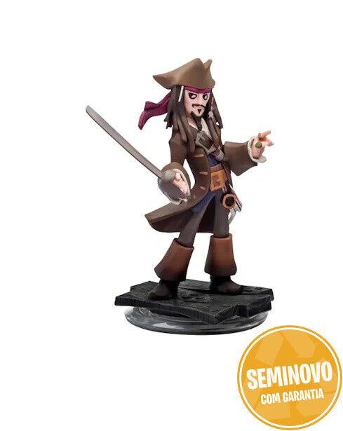 JACK SPARROW FIGURE (INF-1000000) | DISNEY INFINITY 1.0 PIRATES OF THE CARIBBEAN | USADO