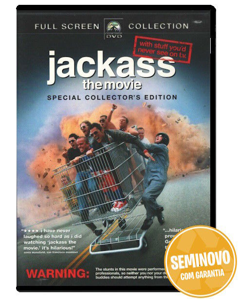 JACKASS THE MOVIE SPECIAL COLLECTOR'S EDITION - SEM LEGENDAS PT | DVD | USADO
