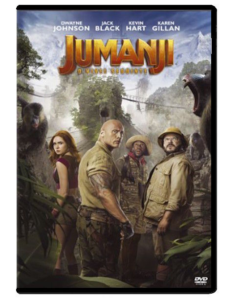 JUMANJI O NIVEL SEGUINTE | DVD | NOVO
