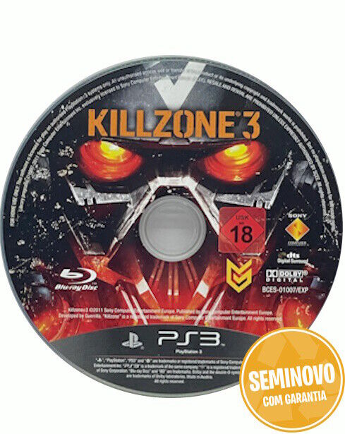 Killzone 3 - Só CD | PS3 | Usado