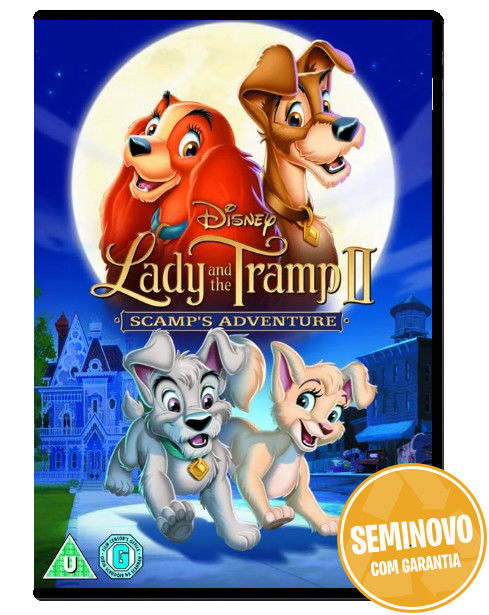 Lady and the Tramp II Scamps Addventure (Sem Portugues) | DVD | Usado