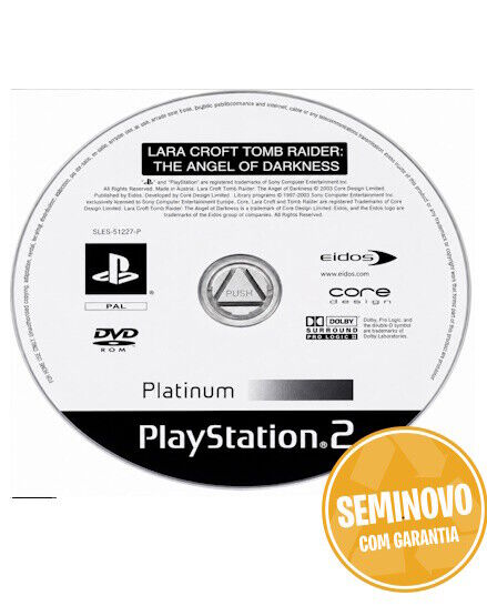 Lara Croft Tomb Raider The Angel Of Darkness - Só CD | PS2 | USADO