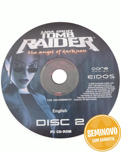 Lara Croft Tomb Raider The Angel Of Darkness - Só CD | PS2 | USADO