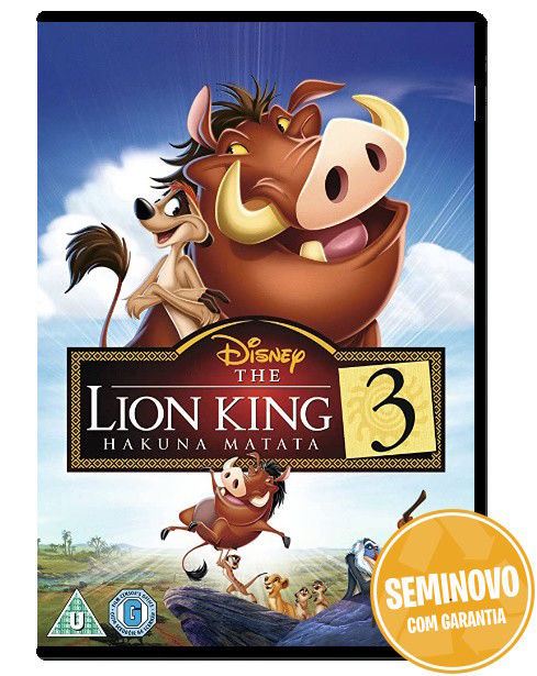 The Lion King Hakuna Matata 3 (Sem Portugues) | DVD | Usado
