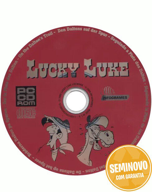 LUCKY LUKE: SEGUINDO A PISTA DOS DALTON- SO CD | PC | USADO