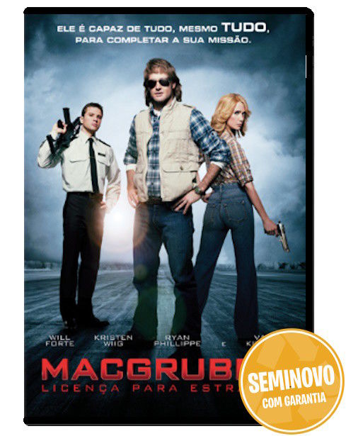 MACGRUBER LICENÇA PARA ESTRAGAR | DVD | USADO 