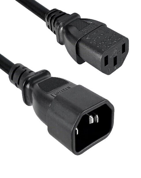 DIGITUS C14 TO C13 POWER EXTENSION CABLE 1.2M (AK-440205-012-S) | CABO DE ALIMENTAÇÃO | NOVO