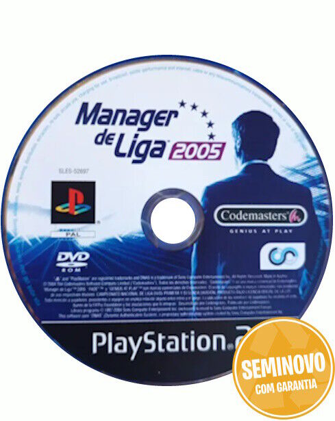 Manager de Liga 2005  - Só CD | PS2 | Usado