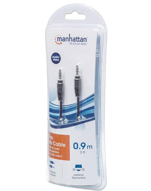 Manhattan 3.5 Audio Cable 0.9 mm | Novo