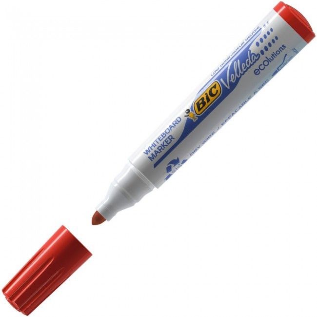 Marcador Quadro branco BIC Velleda Vermelho