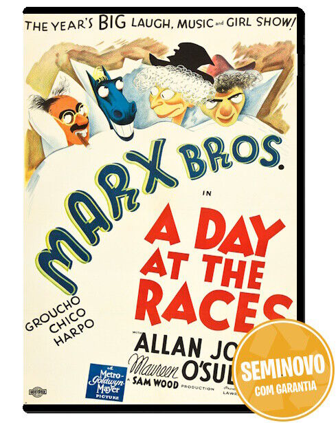 Marx Bros Um Dia Nas Corridas | DVD | Usado
