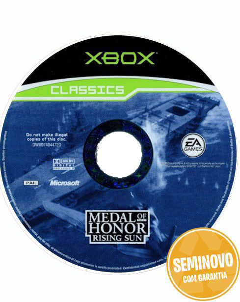 Medal Of Honor Rising Sun - SO CD| XB | Usado