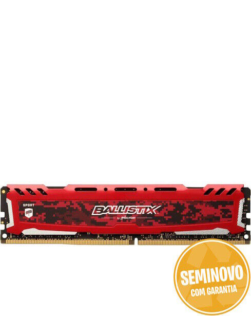 Memória RAM DDR4 BALLISTIX 8G, 2666MHz | Usado