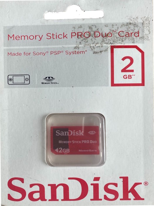 SanDisk Memory Stick PRO Duo 2GB | PSP | Novo