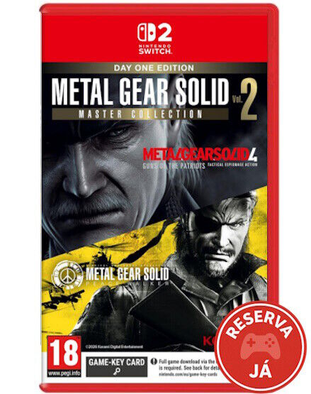Metal Gear Solid: Master Collection Vol.2 - Day One Edition (Game Key Card) | NS2 | PRE-RESERVA