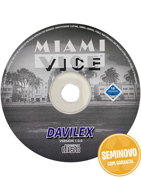 Miami Vice para PC | SO CD | Usado