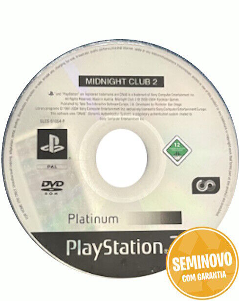 Midnight Club 2 platinum - so cd | PS2 | Usado