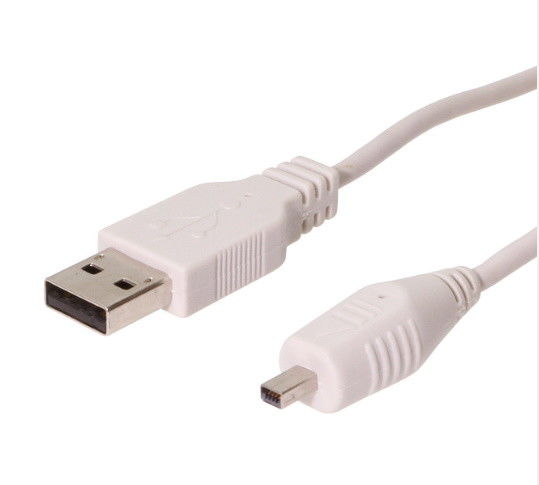 usb cable 2.0 Mini USB 4 Pin Branco | Novo