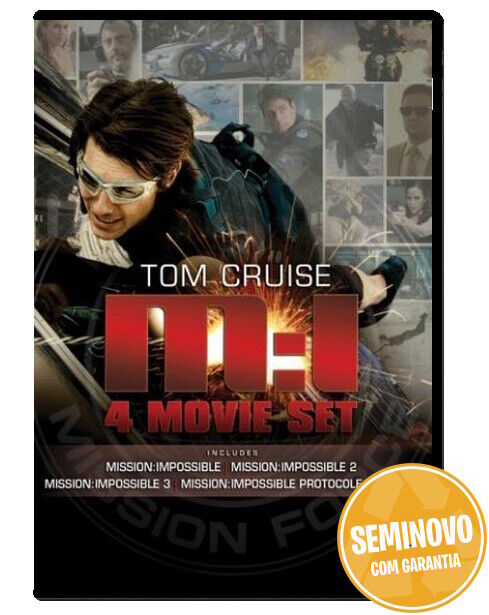 TOM CRUISE M=I 4 FILMES | DVD | Usado