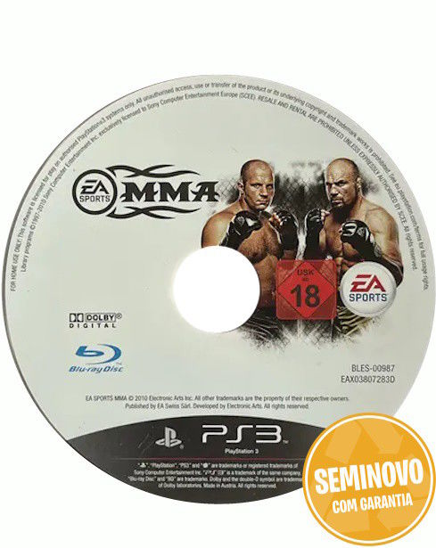 MMA - só CD | PS3 | Usado